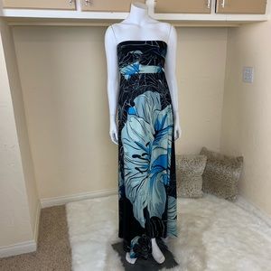 CLASSIQUE STUNNING PRINTED MAXI DRESS